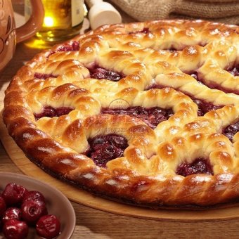 Вкуснейший сладкий пирог с вишней